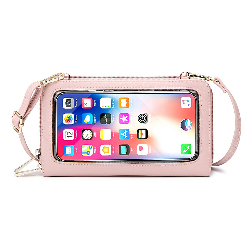 Cross-border Touch Screen Mobile Phone Bag Crossbody Small Bag 2023 New RFID Anti-theft Brush Wallet Women's Long All-match Women's Bag