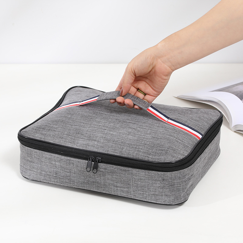 防水保温包手提包饭盒包便当上班族学生铝箔加厚带饭包外出野餐包