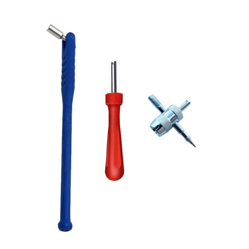 Cross-border automobile tire wheel valve installation tool drawing disassembly wrench tool motorcycle repair kit