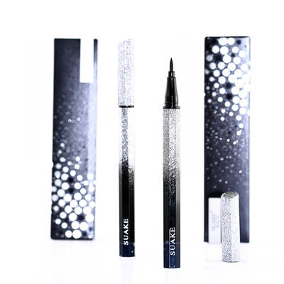 Li Jiaqi with Star Eyeliner Waterproof and Oil-proof Eyeliner Lasting No Sizzling Eyeliner Pen Black Cross-border Internet Red