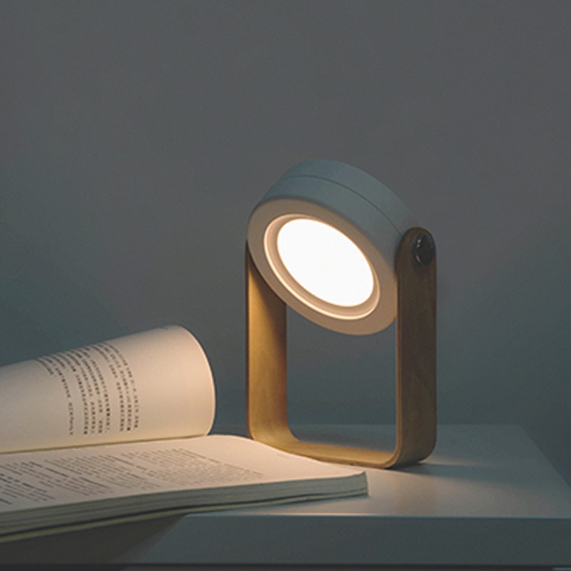 Creative cross-border retractable lantern night light bedroom USB charging children eye protection reading LED folding touch table lamp