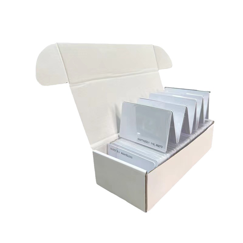 ID white card induction card ID access control card thin card TK4100 chip card 4168 smart card attendance RFID RF card