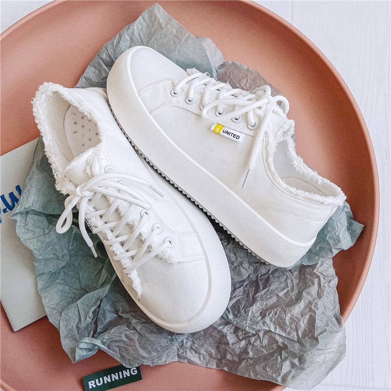 Spring 2024 new men's shoes Korean Harajuku fashion shoes student casual shoes canvas shoes men's board shoes a generation of hair