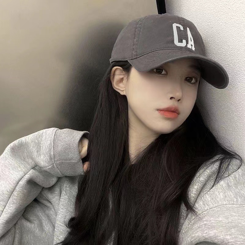 Hat Women's Japanese Style Cap Men's Fashionable ins Korean Style Trendy Baseball Cap All-match Sun Protection Sunshade Spring and Summer Sun Hat