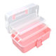 Table Three-Layer Portable Storage Box Folding Extra Large Gooka Toolbox Nail Art and Sundries Storage Box