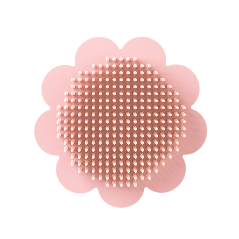 Baby Silicone Shampoo Brush Head Scaling Newborns Bathing Mud Rubbing Children Bathing Cotton Baby Bath Brush Soft