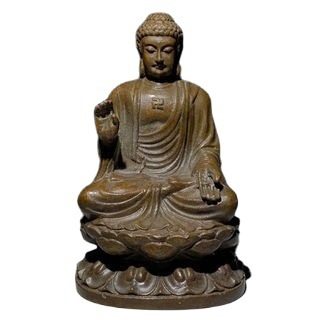 Sakyamani Buddha statue decoration antique collection vintage home decoration decoration Buddha Buddha desktop decoration