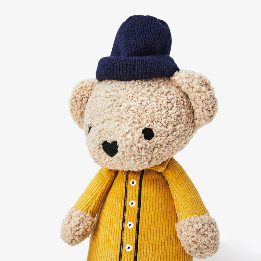 Z children's new hat bear cartoon cute plush girls' backpack fashion casual boys and girls backpack