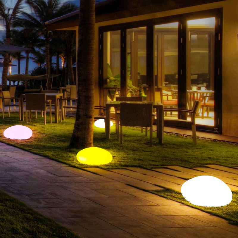 led luminous stone lamp outdoor waterproof lawn lamp cobblestone lamp solar landscape garden courtyard decorative lamp