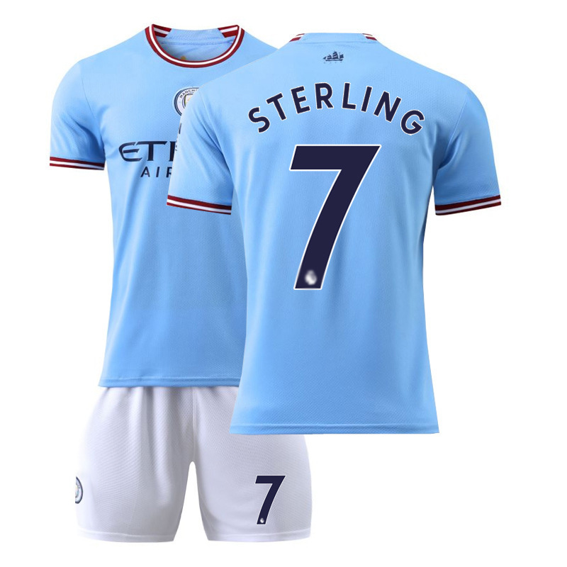 卸売り2223マン城ホームサッカー服17番デブロネ9番ハランド10グラリシュサッカーコート|undefined