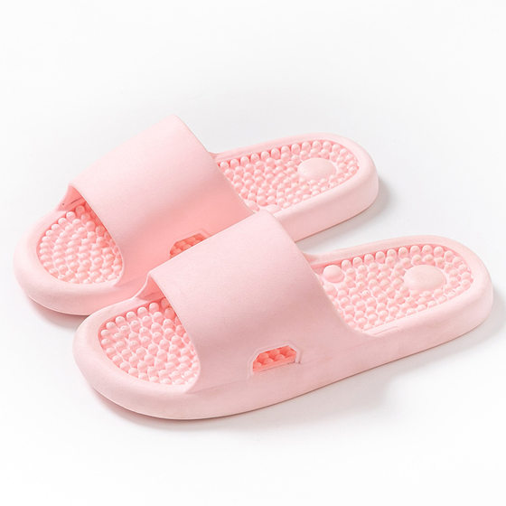 Massage slippers couple home foot acupuncture point bathroom bath non-slip pedicure couple slippers men's summer women's