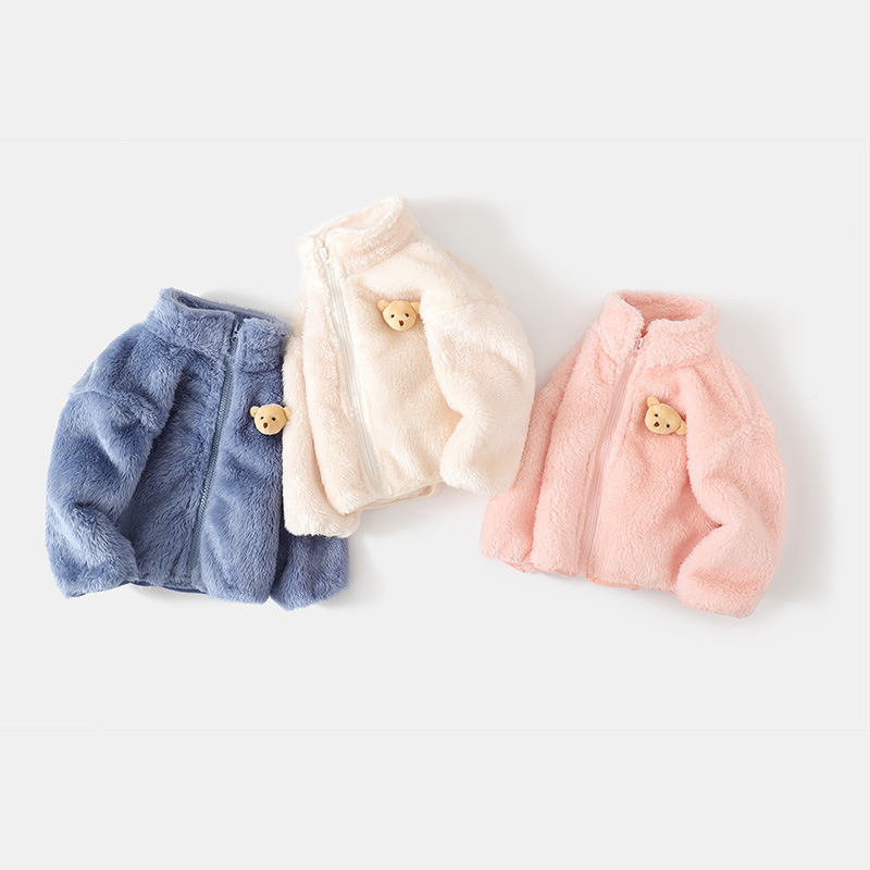 Thick Winter Jacket for Girls and Boys, Children's Winter Coat, Baby Cotton Padded Clothing, Fall and Winter Baby Clothes