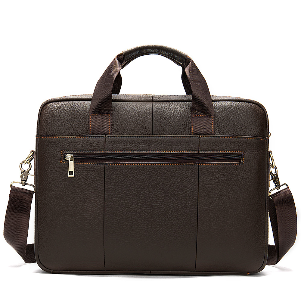 MVA new men's bag genuine leather vintage briefcase genuine leather computer bag shoulder handbag business briefcase wholesale