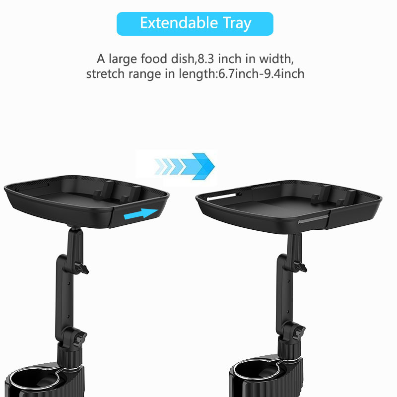Car mobile phone holder car meal tray drink coffee small dining table food storage rack water cup seat large plate