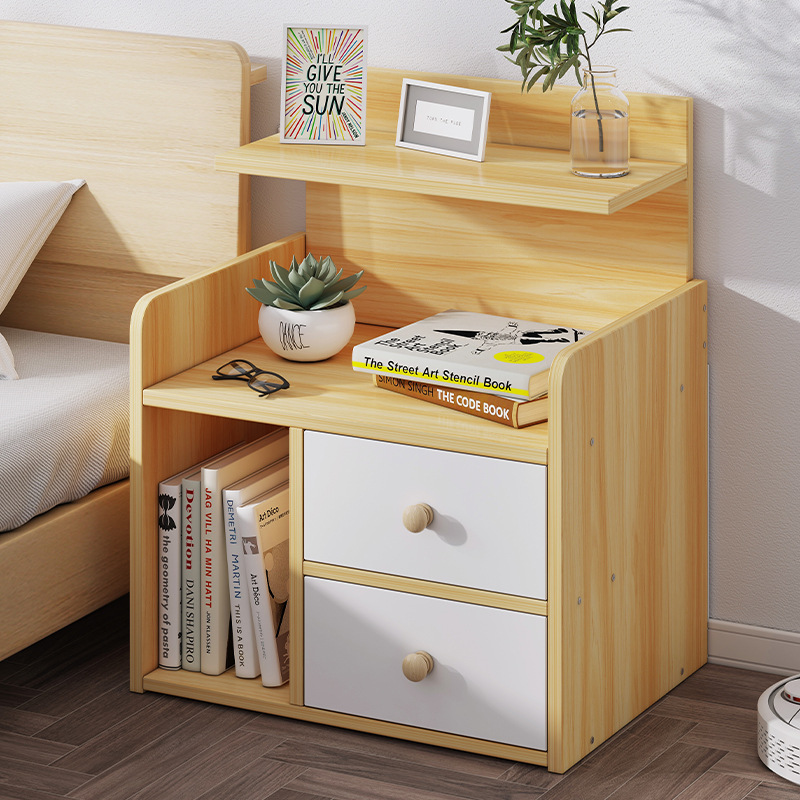 Yijiada bedside table storage cabinet simple modern small cabinet bedroom bedside cabinet Nordic small cabinet mini delivery