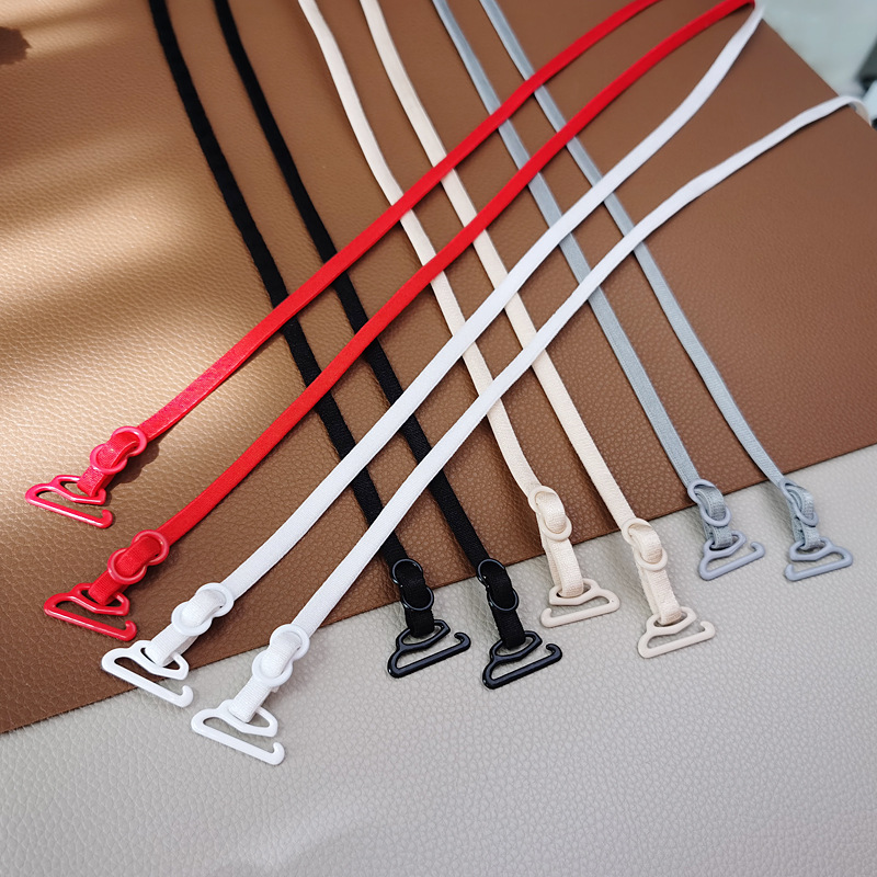 Elastic strap underwear thin shoulder strap non-slip invisible beauty back seamless strap bra cross shoulder strap 0.5MM neck strap