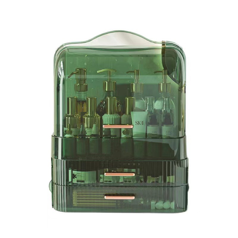 Internet celebrity cosmetics storage box desktop dustproof drawer large capacity organizing box multifunctional skin care products storage box