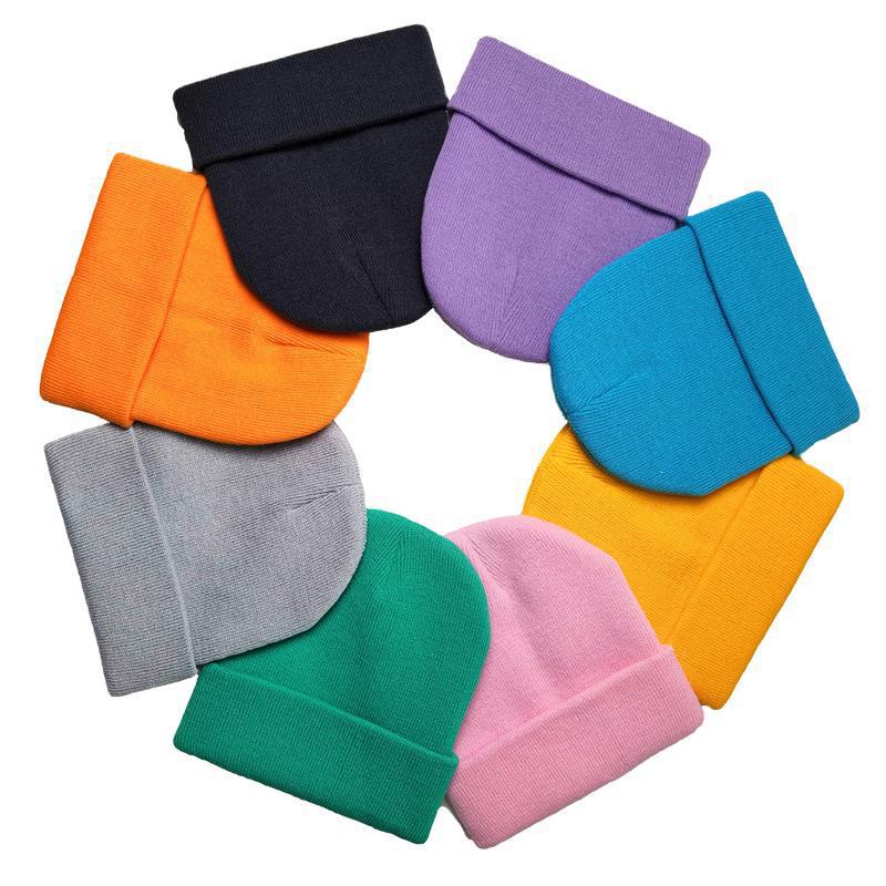 Foreign trade Light board knitted hat winter wool hat men's and women's warm hat for confinement windproof hat wholesale