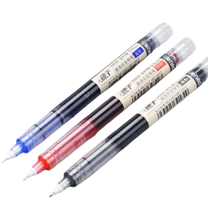 Deli direct liquid quick-drying pen factory price sales 0.5mm full needle pen pen pen signature pen gel pen ball pen