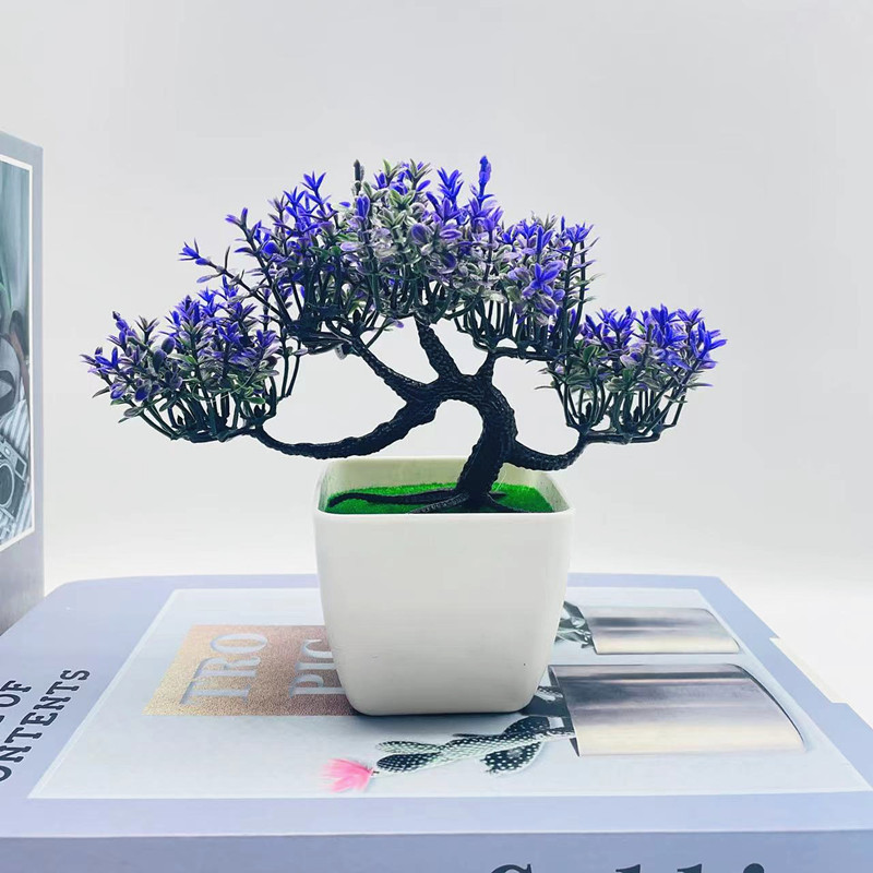 Simulation potted plant simulation small dragon claw welcome pine small bonsai artificial flower ornaments fake flower bonsai cross-border direct supply