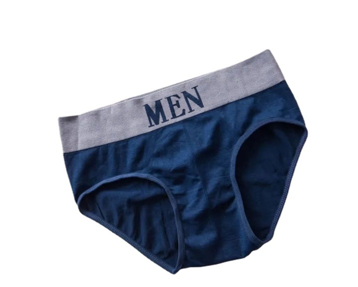 men's underwear color contrast waist trend seamless letters comfortable breathable Sports men's briefs foreign trade manufacturers