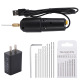 [160g paper box] electric drill + wrench +10 drill bits (0.8-1.2mm box) + plug