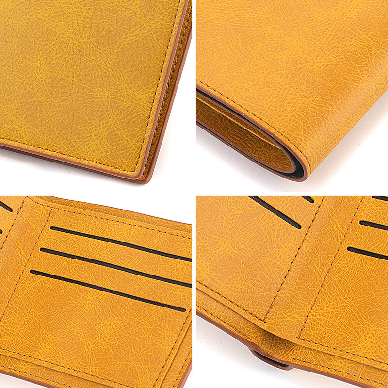 Men's Wallet Horizontal Wallet European and American Men's Short Wallet Men's European and American Dollar Men's Small Wallet
