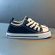 Children's canvas shoes 2024 spring and autumn Korean style low-top lace-up board shoes boys and girls baby white shoes casual cloth shoes