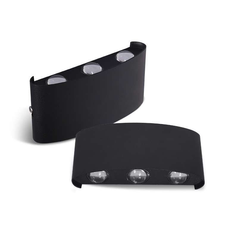 Cross-border LED Wall Lamp for Europe and America Cow-eye Double Head Lamp Household Simple Bedside Lamp Away Wall Lamp Glow Up and Down