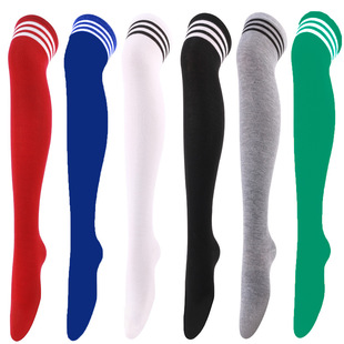 Cross-border cosplay Ladies 3 bar over-the-knee stockings Japanese women's socks European and American academic style striped socks JK socks