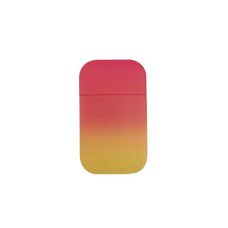 High-looking pink flame inflatable lighter windproof metal gradient ins Internet celebrity female lighter for boyfriend wholesale