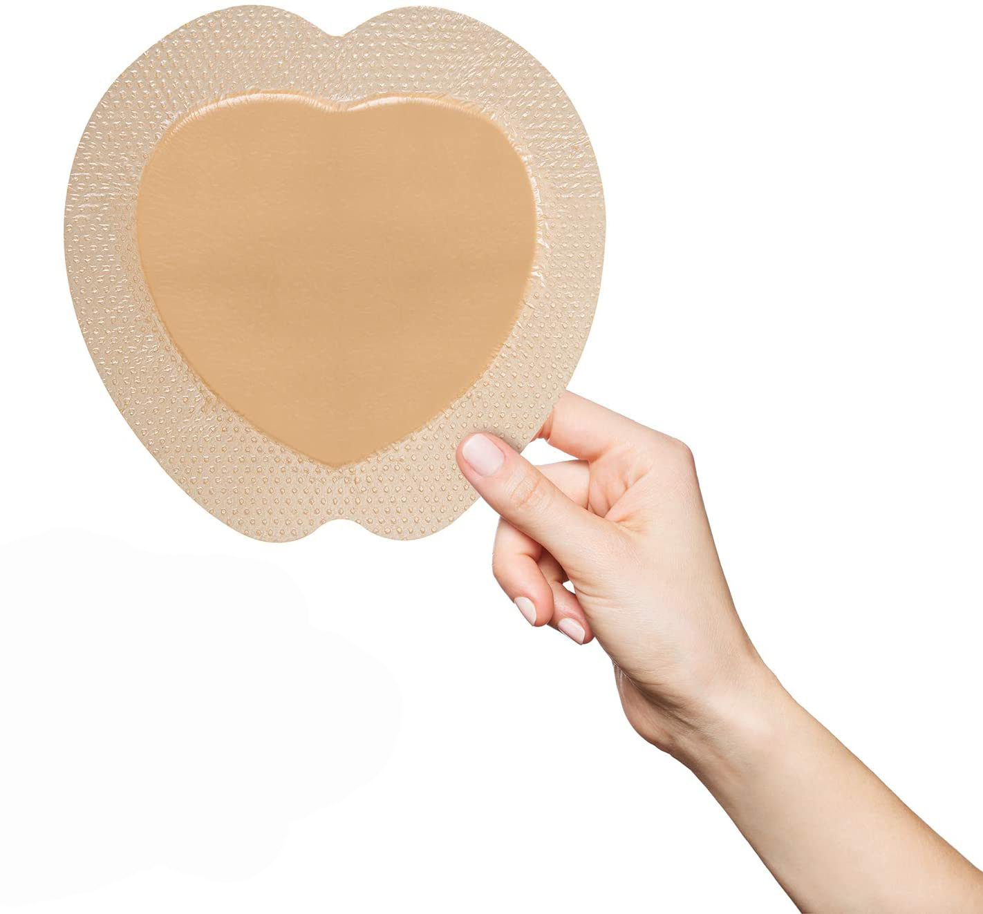 Cross-Border Decubitus Patch, Pressure Ulcer Patch, Wound Polyurethane Foam Dressing, Heart-Shaped Butt Pressure Relief Patch, Silicone Gel Decubitus Patch