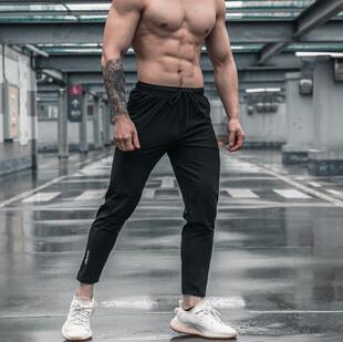 Sports pants fitness casual trousers ultra-thin quick-drying skinny running training pants men-offline not available