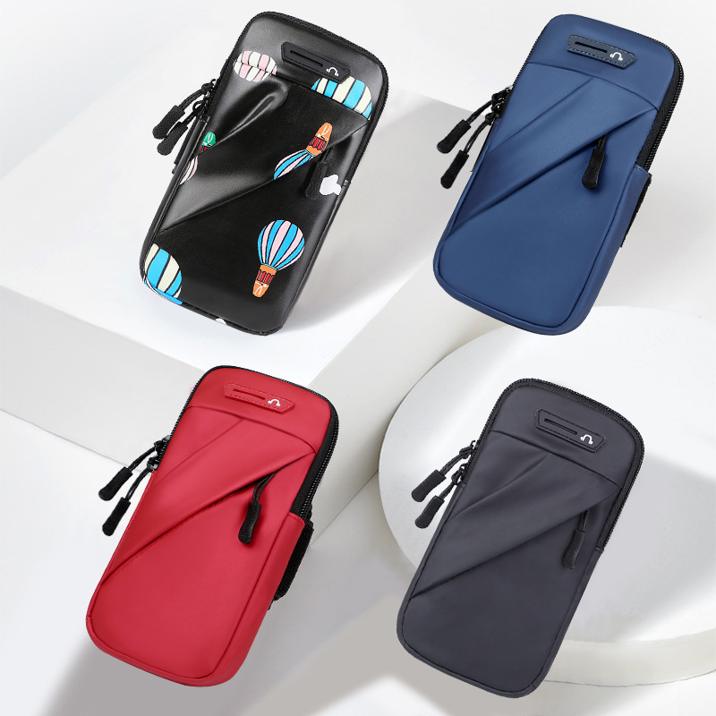 Running mobile phone arm bag mobile phone bag men's and women's Universal Sports Fitness mobile phone arm cover outdoor equipment storage wrist bag