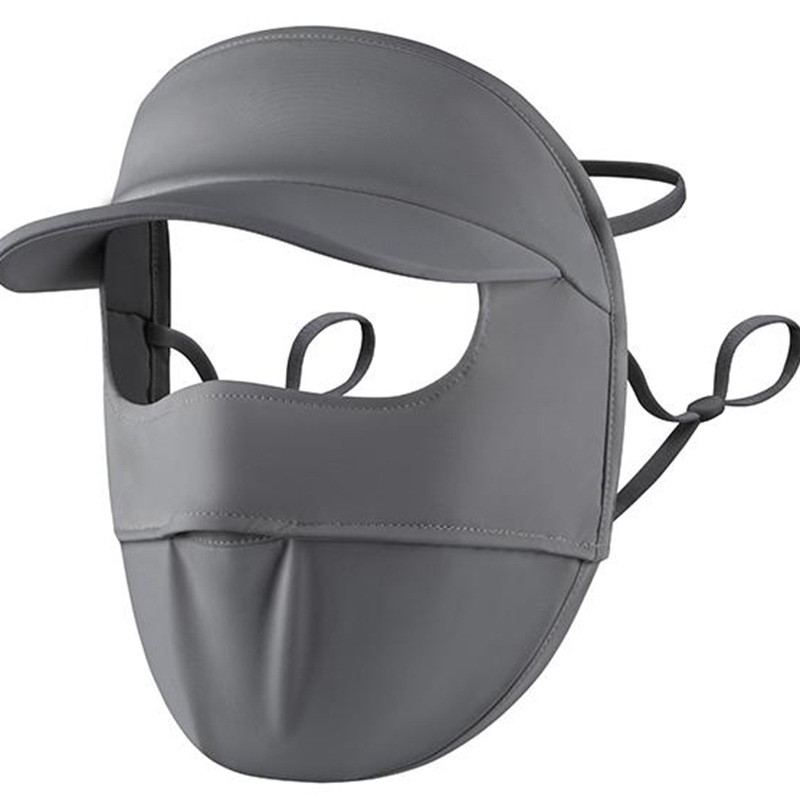 Sun mask with brim Face Kini sun mask wholesale custom summer UV protection breathable