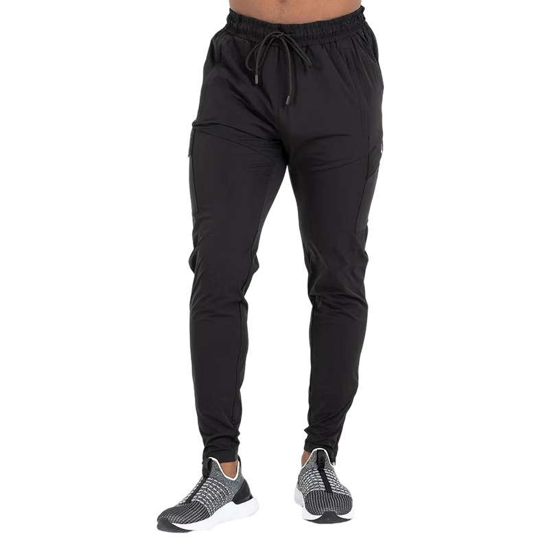 Thin Trousers Men's Summer Sports Outdoor Cycling Running Fitness Stretch Quick-drying Sports Pants plus size High-end Pants