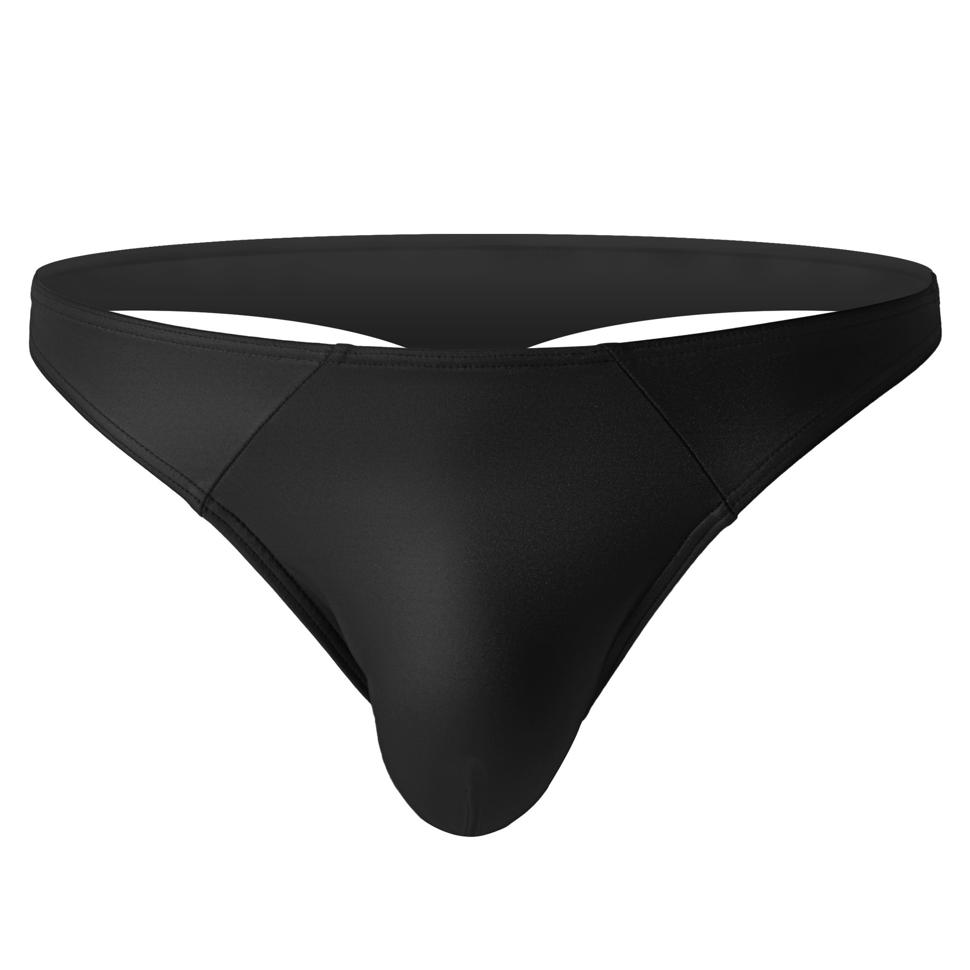 Wholesale men's sexy underwear sexy leather thong transparent low waist T-shaped pants performance flirting big hanging adult underwear