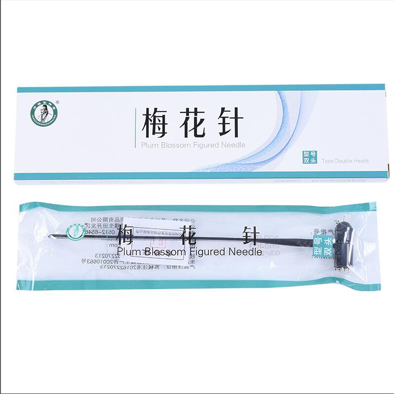 Zhang Zhongjing Single and Double Plum Blossom Needle Hammer Skin Needle Seven Star Needle Disposable Chinese Medicine Hair Loss Cupping Blood Needle Medical