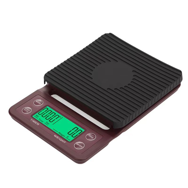 Cross-border new kitchen scale 3kg 5kg timing coffee scale precision food scale small portable gram scale