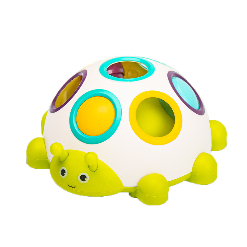 Baby Finger beetle fine training baby hand-eye coordination 0-1-2 years old hole ball puzzle early education