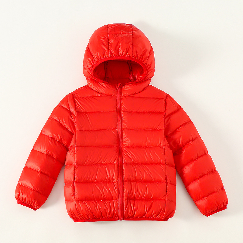 Autumn and Winter Children's Lightweight Down Jacket Boys' Baby's Western Style Children's Clothing Girls' Big Children's Parental Coat