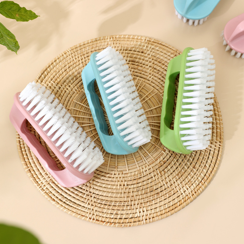 Household soft fur cleaning brush laundry shoes multi-functional cleaning brush shoes do not hurt shoes artifact portable handle brush wholesale
