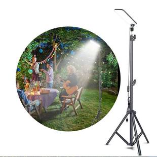 Camping lights camping lights folding lights LED rechargeable field tent lights USB5V power supply 1.8 meters telescopic pole