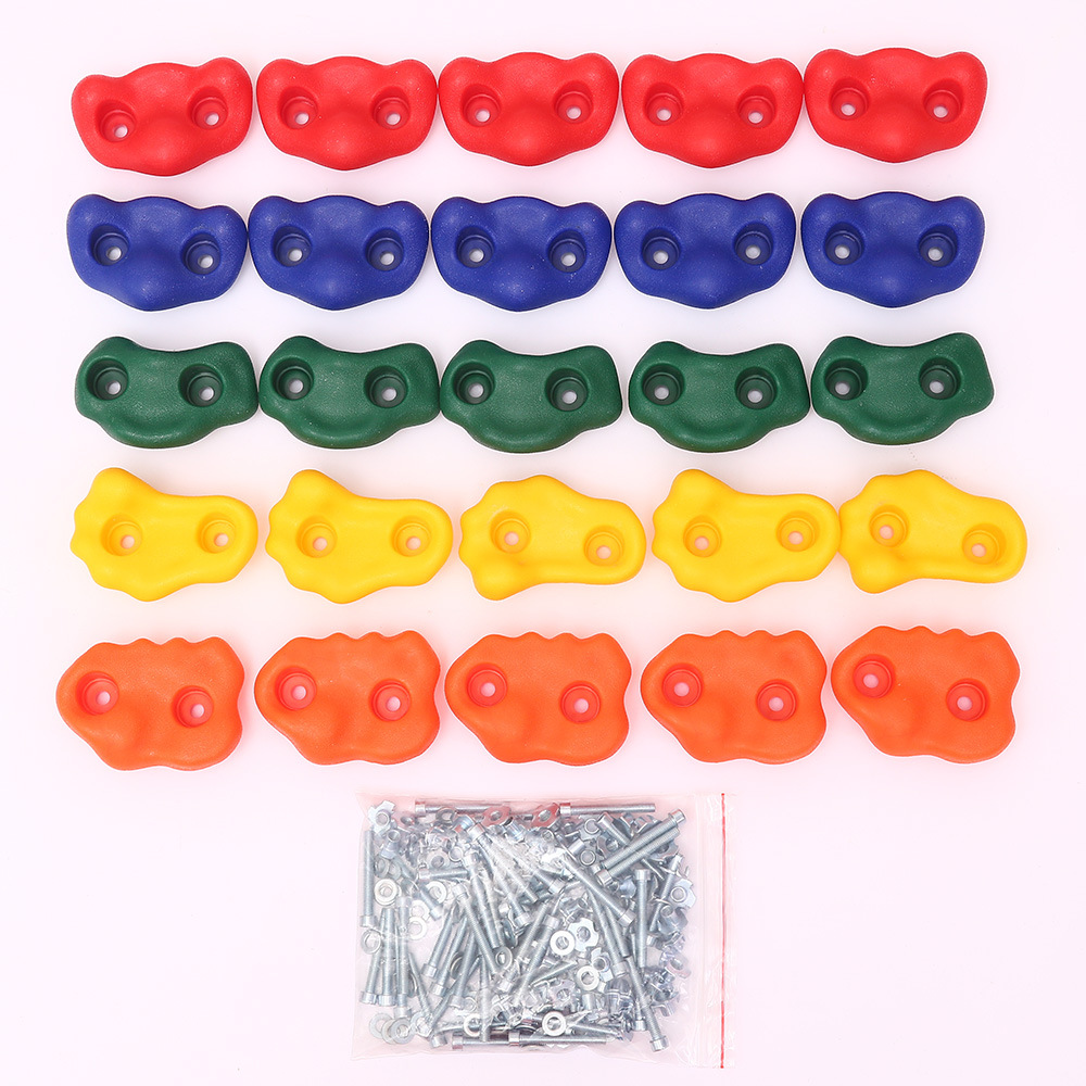 Cross-border 10PCs children's rock climbing indoor and outdoor rock climbing fulcrum playground accessories children's physical training Belt