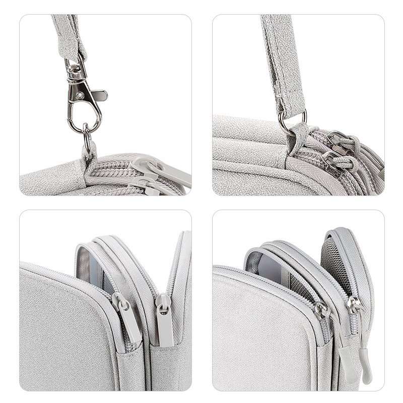 Digital accessories storage bag multi-layer power supply hard disk protection case charging treasure u disk shield earphones dustproof data cable