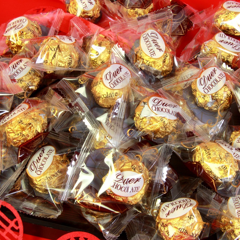 Jinsha Bulk Sandwich Nut Chocolate Spring Festival New Year Gift Wedding Candy Valentine's Day Independent Packaging