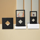 Black inner box paper sleeve (diamond hole);7*7*2