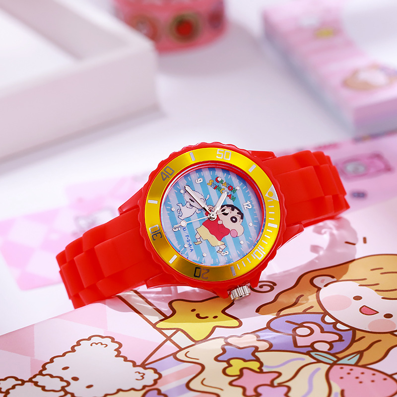 New crayon small new children's watches silicone watches quartz watches wholesale foreign trade watches supply