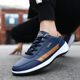 2025 New Cross-border plus size Lightweight Casual Shoes Trendy Fashion Leather Waterproof Odor-proof Sneakers Sports Men's Shoes