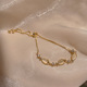 2268# cat's eye stone fish bracelet